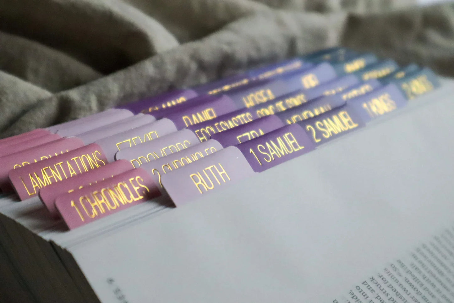 Bible Tabs Lilac Dreams | Matte-Coated Sticker Tabs