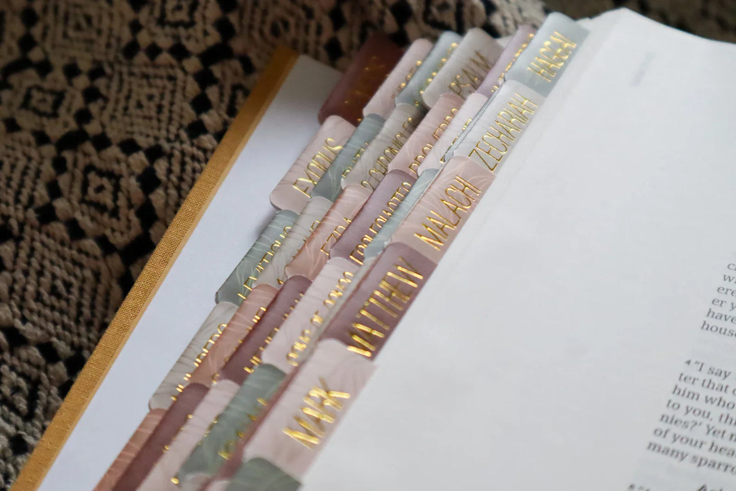 Bible Tabs Earth Tone | Matte-Coated Sticker Tabs