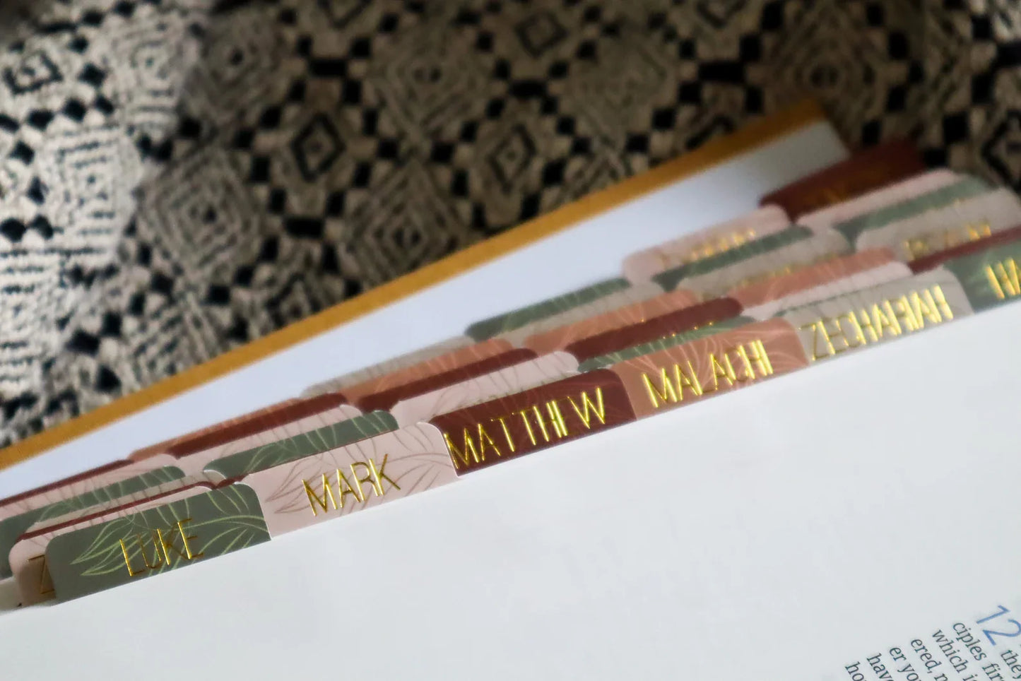 Bible Tabs Earth Tone | Matte-Coated Sticker Tabs